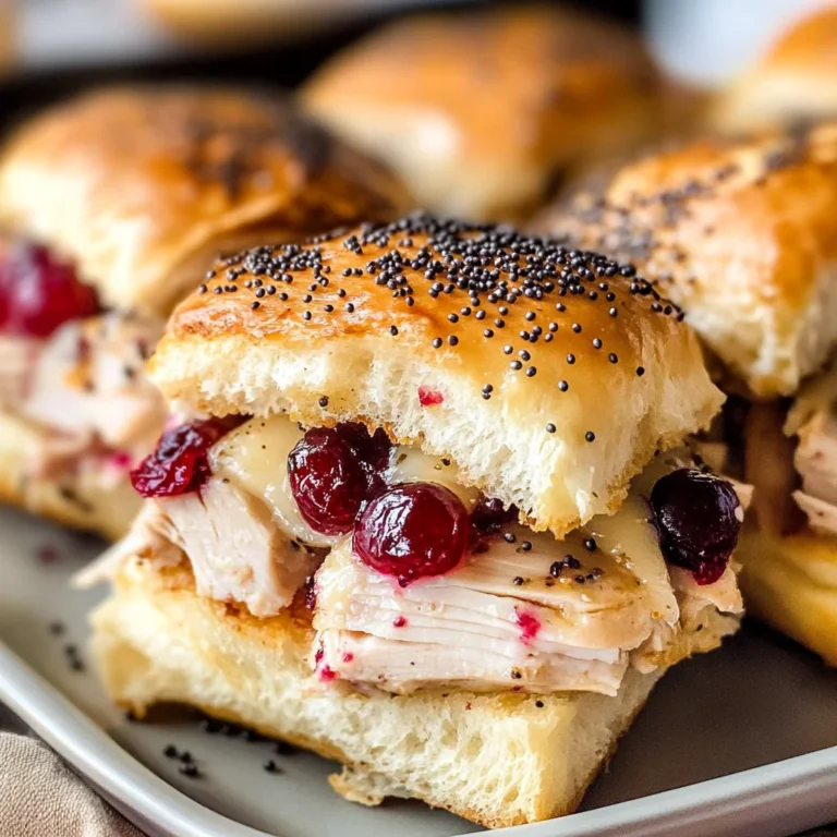 Havarti Cranberry Turkey Sliders