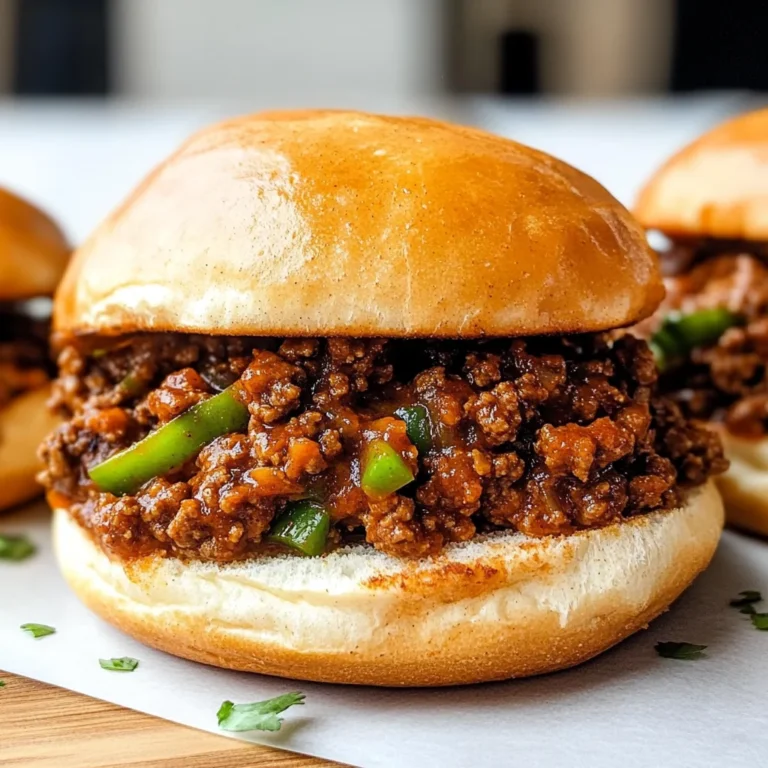 Healthy Sloppy Joes