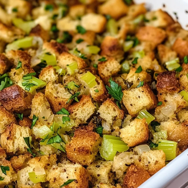 Homemade Stuffing Recipe + Video