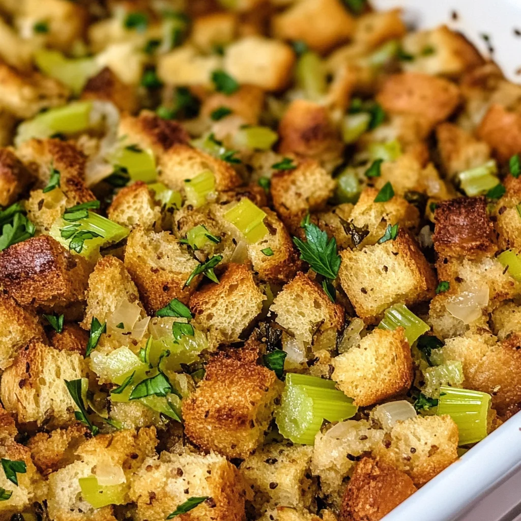 Homemade Stuffing Recipe + Video