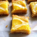 Lemon Curd Blondie Bars