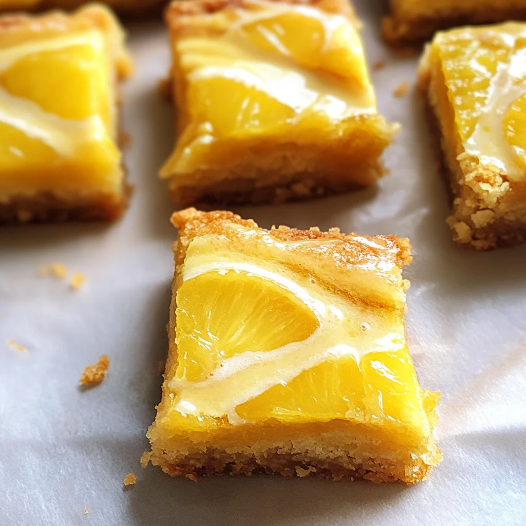 Lemon Curd Blondie Bars