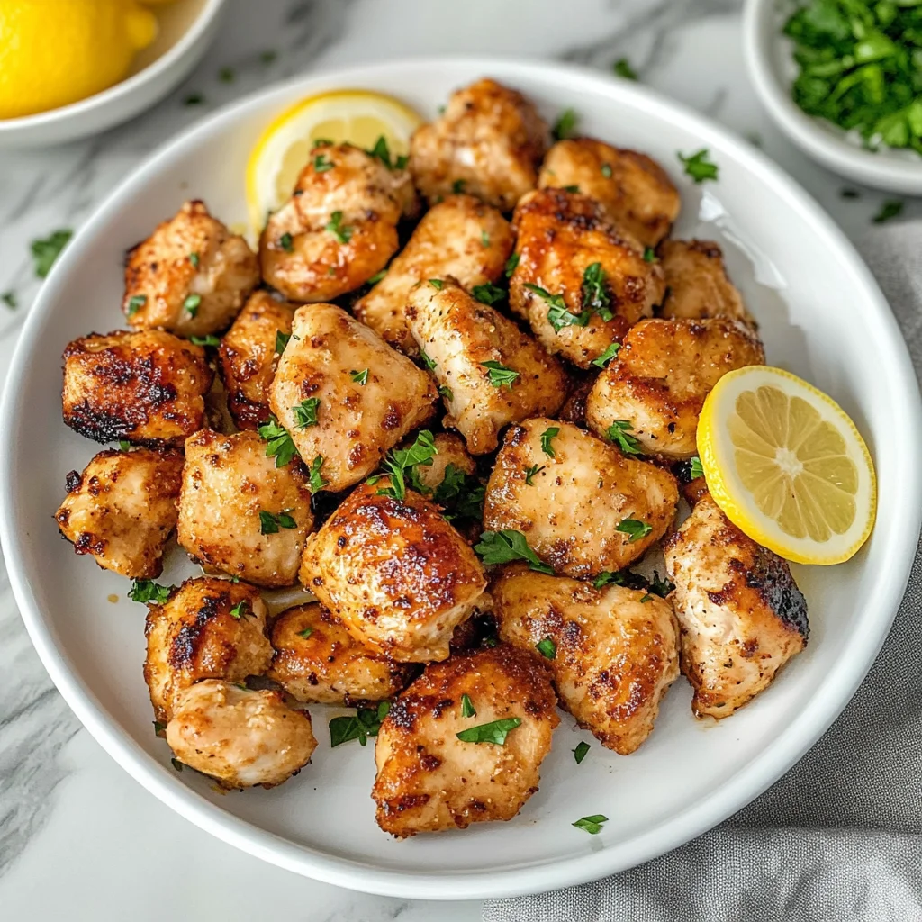 Make Flavorful Air Fryer Lemon Chicken Bites in Just 10 Minutes!