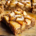 Maple Glazed Apple Blondies