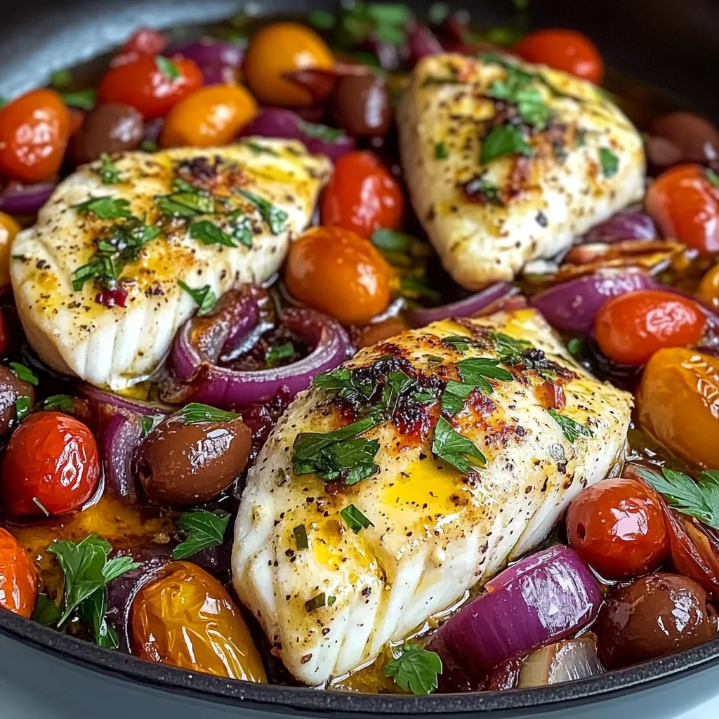 Mediterranean Baked Fish