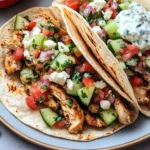 Mediterranean Chicken Tacos