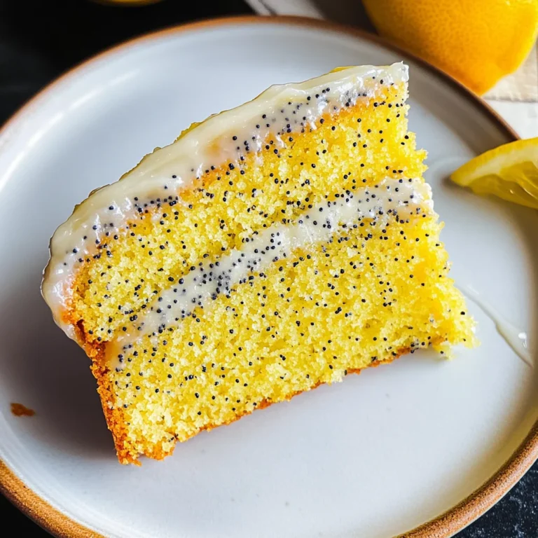 Meyer Lemon Poppy Seed Cake