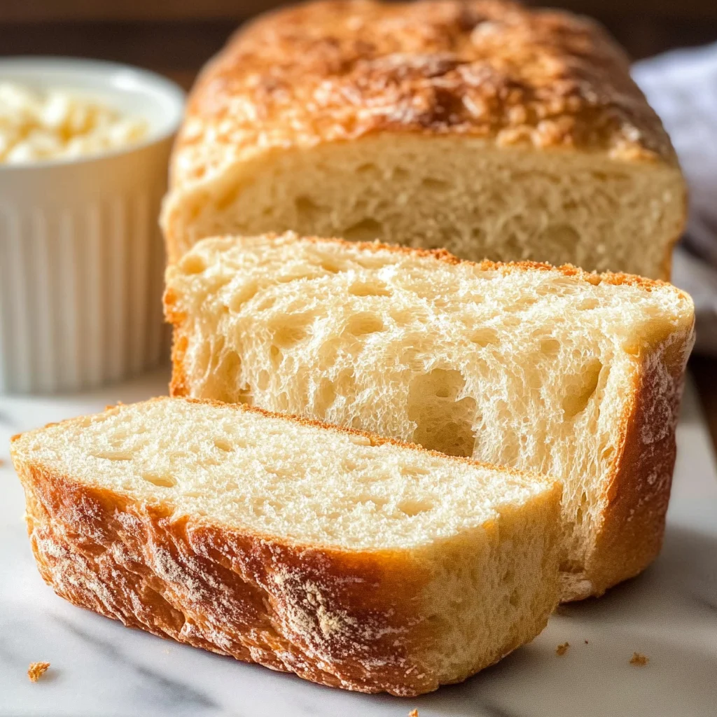 No Knead Sandwich Bread