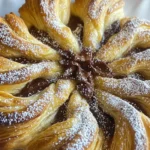 Nutella Puff Pastry Snowflake Recipe