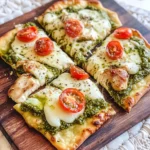 Pesto Chicken Flatbread: A Delicious and Easy Recipe for Dinner