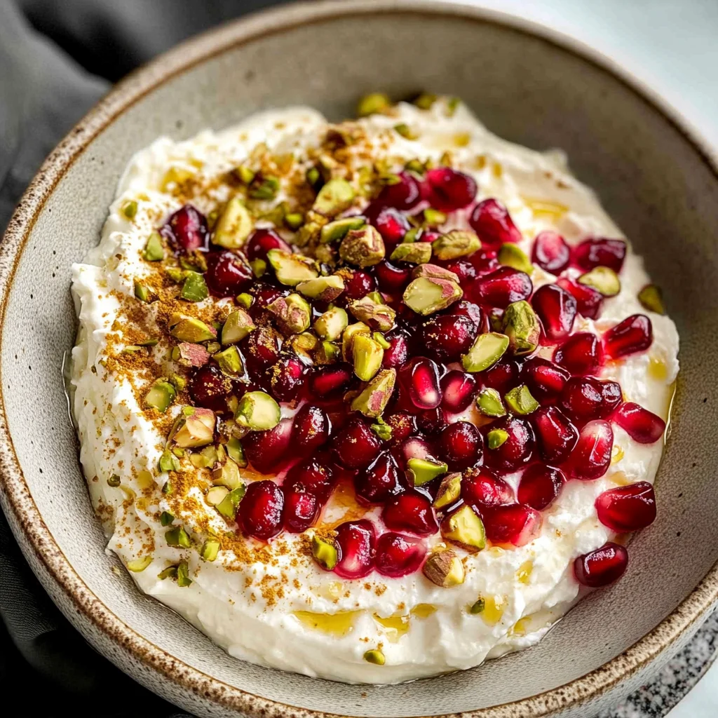 Pomegranate Pistachio Whipped Feta