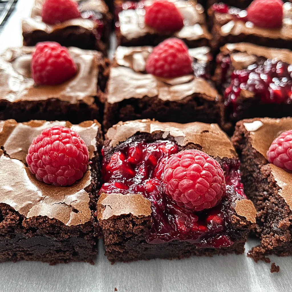 Raspberry Brownies