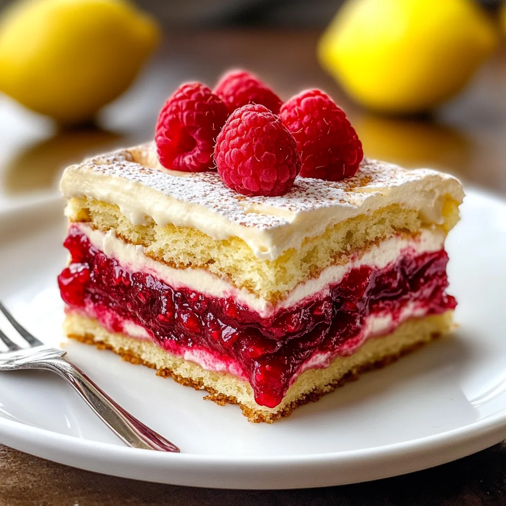 Raspberry Lemon Tiramisu