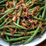 Roasted Green Beans with Caramelized Shallots