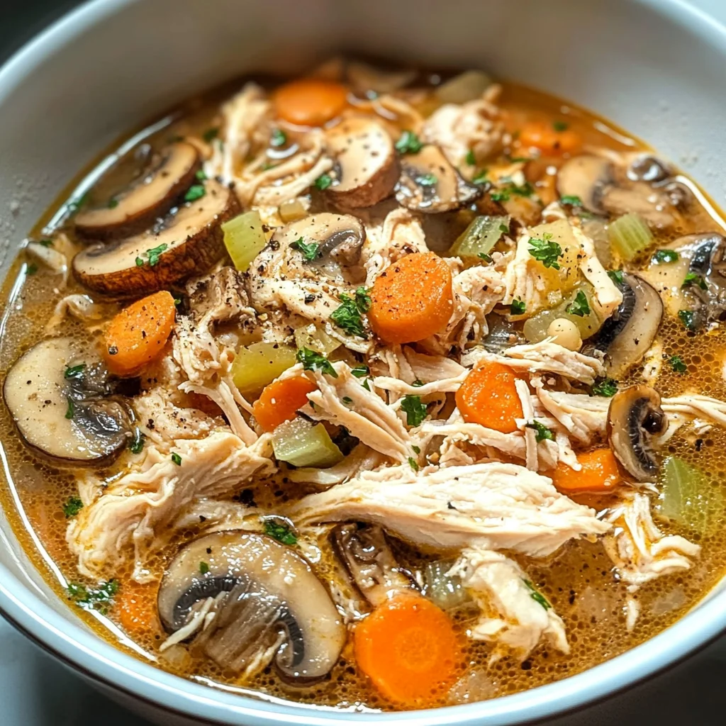 Rotisserie Chicken Mushroom Soup