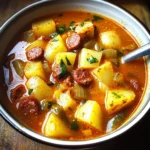 Spanish Potato Soup with Chorizo