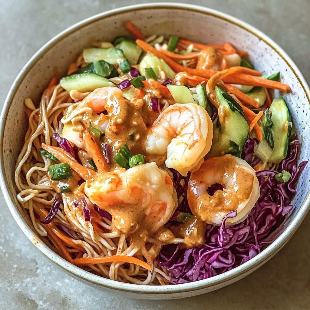 Spring Roll in a Bowl with Peanut Sauce (Easy Recipe)