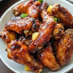 Sticky Pineapple-Teriyaki Chicken Wings in 3 Steps