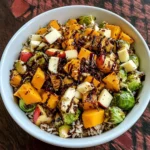 Wild Rice Harvest Bowls with Fig Balsamic Vinaigrette