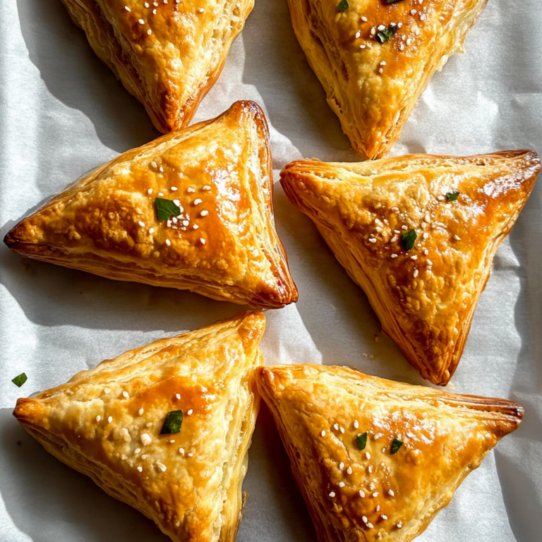 Chicken Puff Pastry Pockets