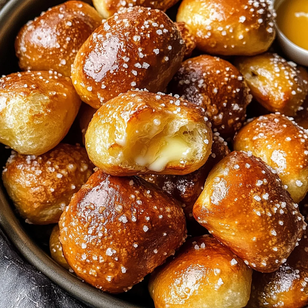 10 Minute Fluffy Air Fryer Pretzel Bites