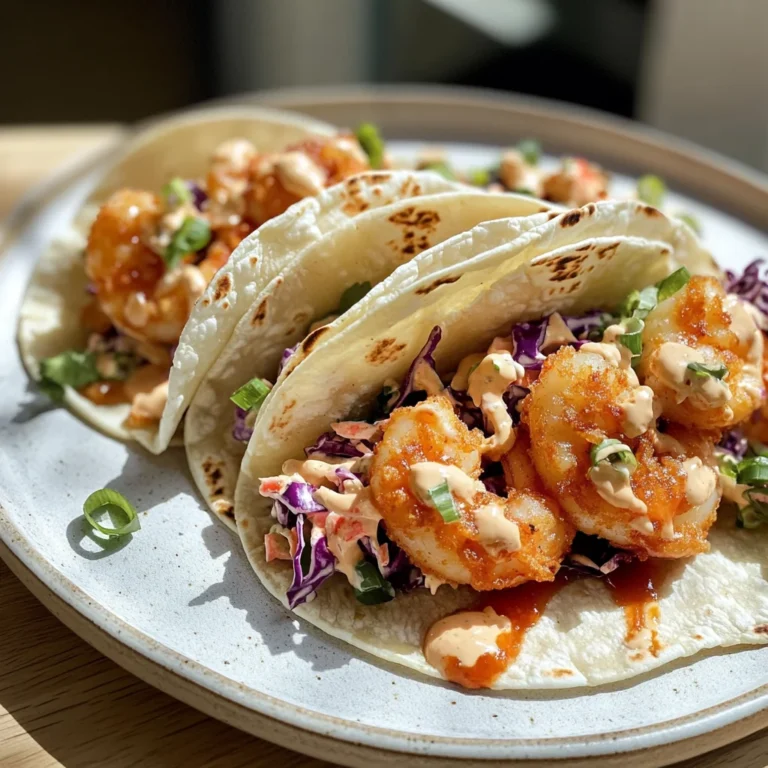 Air Fryer Bang Bang Shrimp Tacos