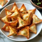 Air Fryer Cream Cheese Wontons