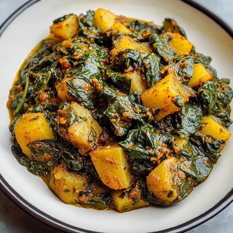 Aloo Palak (Potato and Spinach Curry)