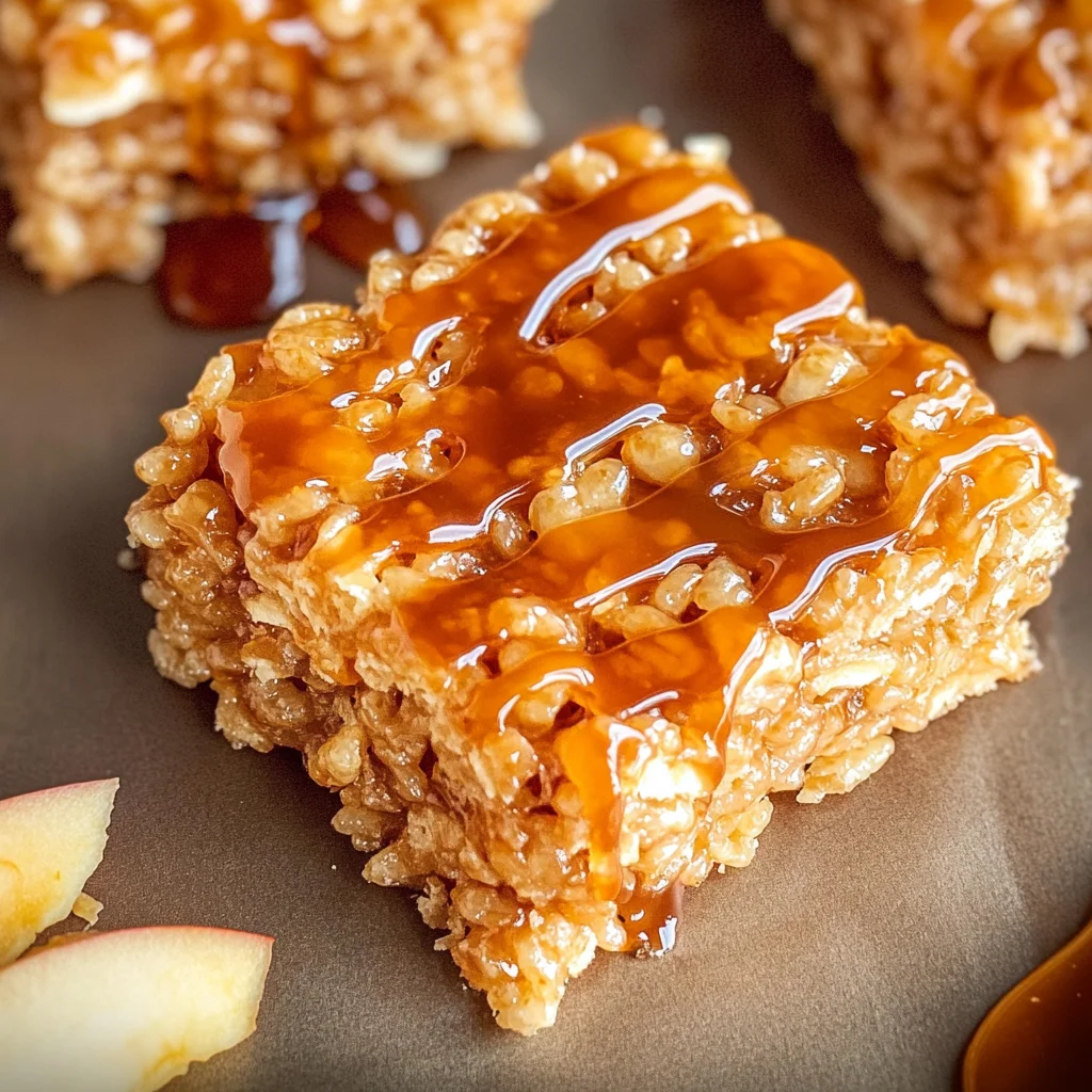 Apple Pie Rice Krispie Treats