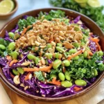 Asian Edamame Peanut Crunch Salad