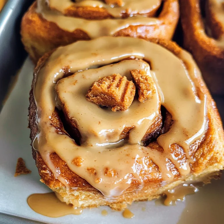 Biscoff Cookie Butter Cinnamon Rolls Recipe