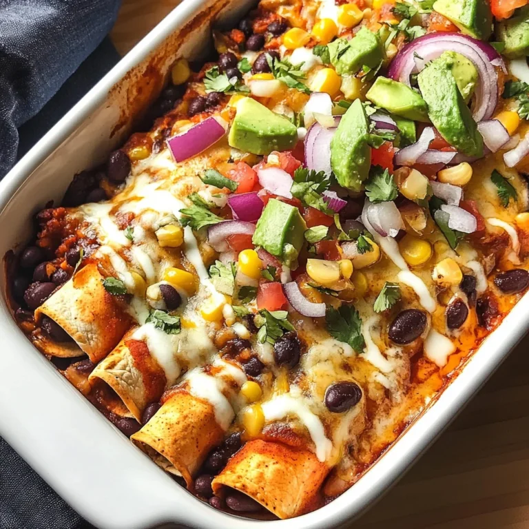 Black Bean Enchiladas