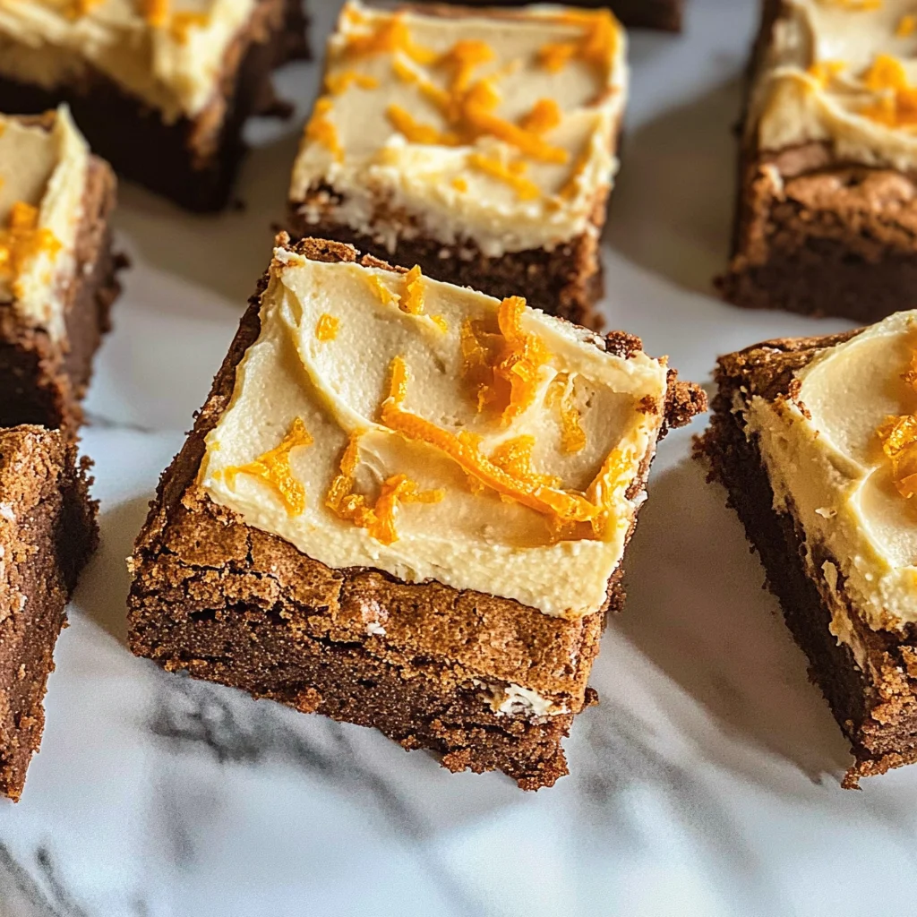 Blonde Orange Brownies