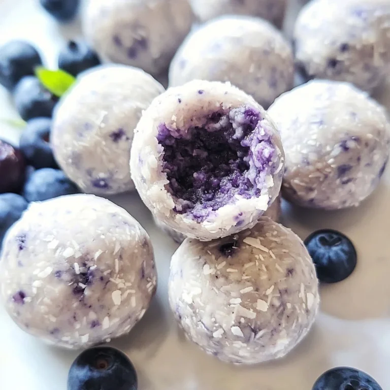 Blueberry Cheesecake Protein Balls