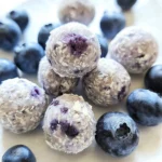 Blueberry Cheesecake Protein Balls
