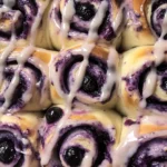 Blueberry Cheesecake Swirl Rolls