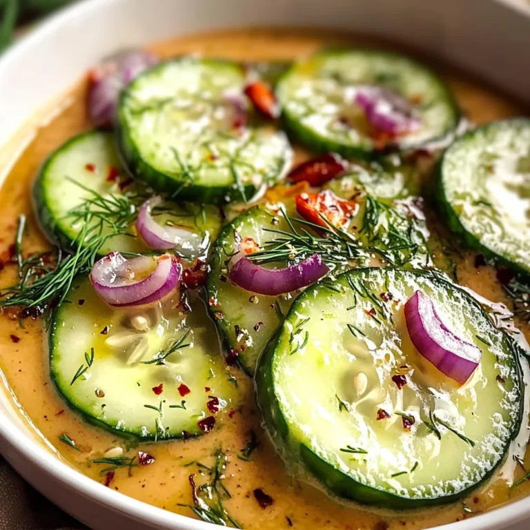 Creamy Cucumber Salad