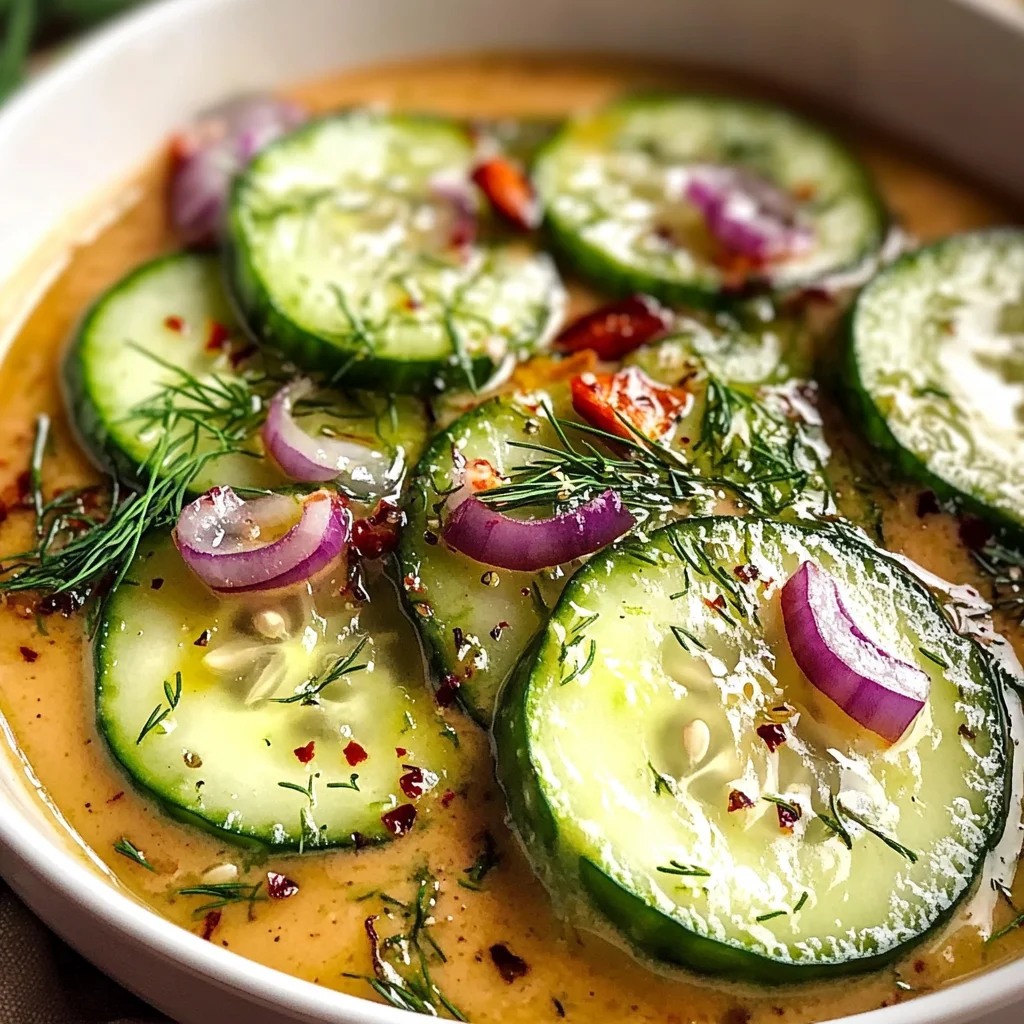 Creamy Cucumber Salad