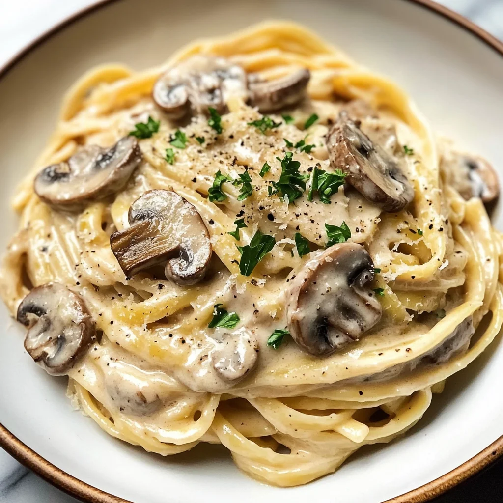 Creamy Mushroom Pasta