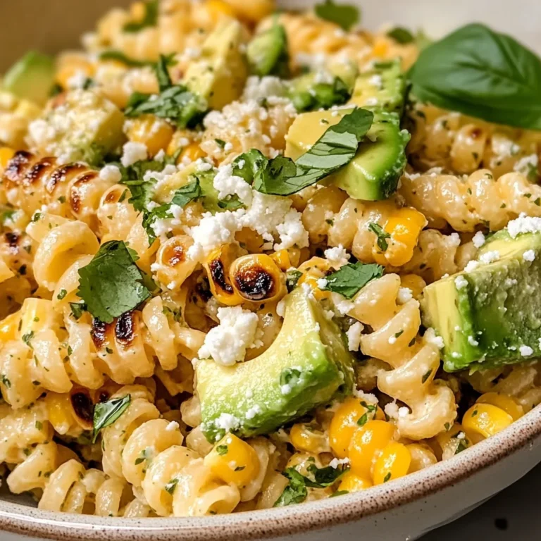 Creamy Street Corn Pasta Salad