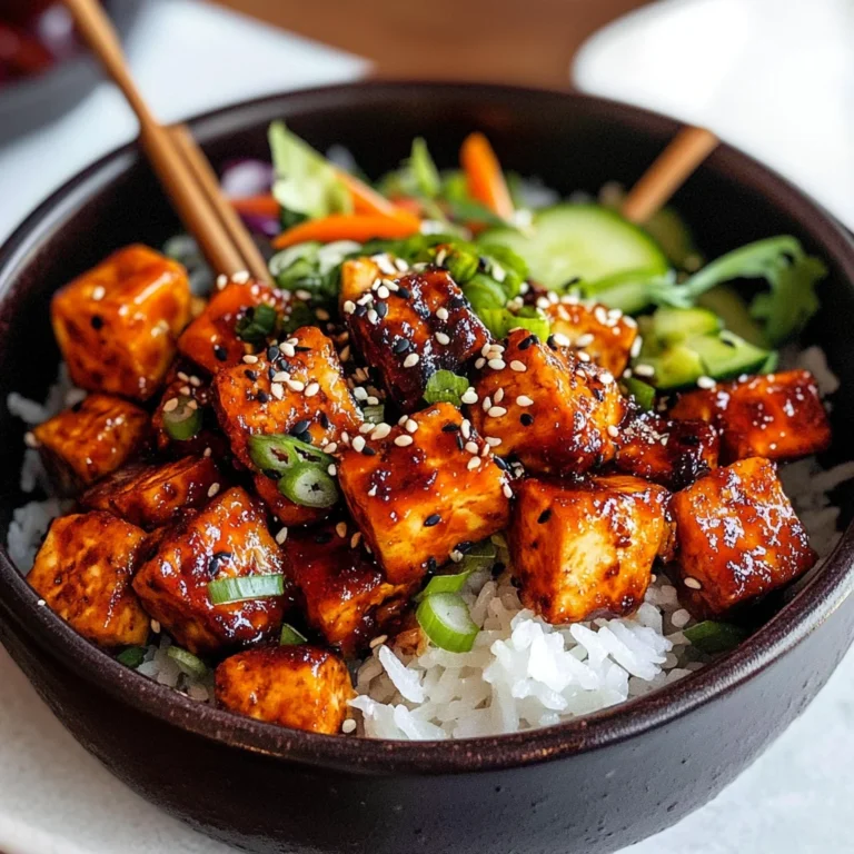 Crispy Gochujang Korean Tofu