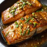 Easy Crispy Honey Garlic Glazed Salmon Recipe