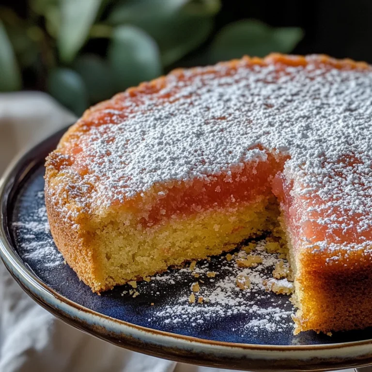 Easy Grapefruit Olive Oil Cake