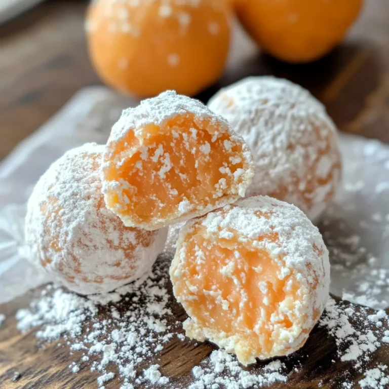 Easy Orange Creamsicle Truffles
