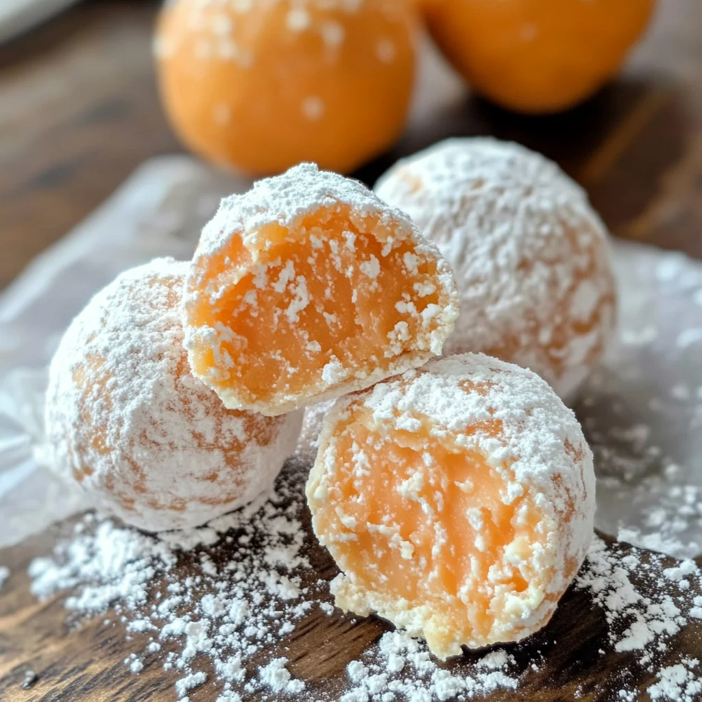 Easy Orange Creamsicle Truffles
