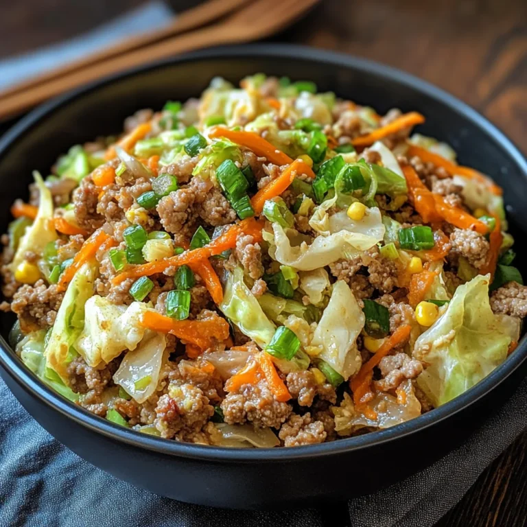 Egg Roll in a Bowl (One-Skillet, Keto)