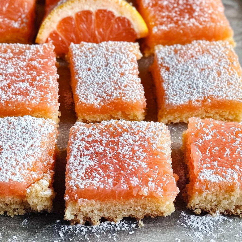 Grapefruit Bars