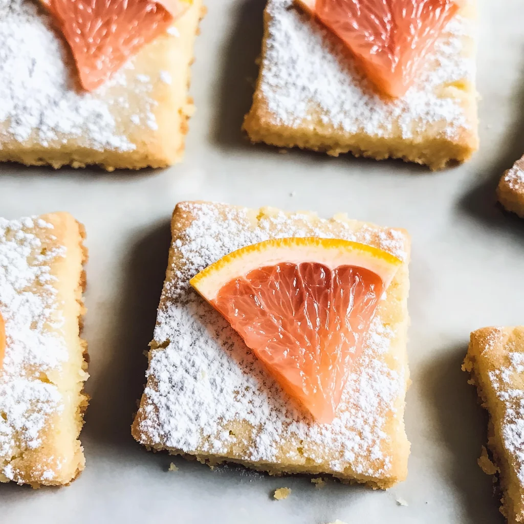 Grapefruit Shortbread Cookies