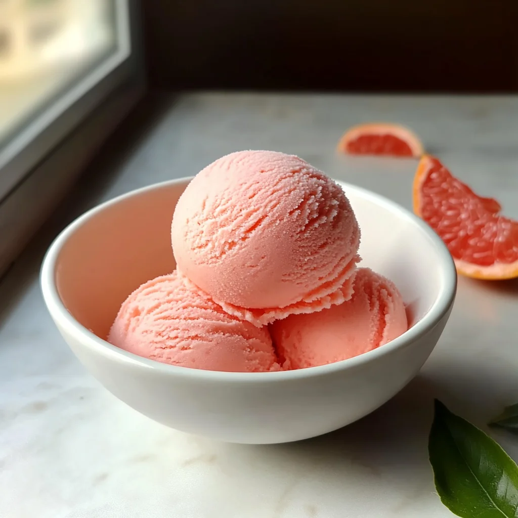 Grapefruit Sorbet Recipe