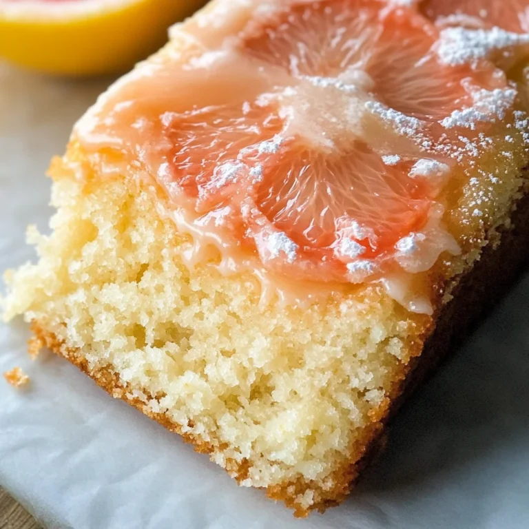 Grapefruit Yogurt Cake
